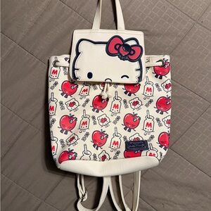 Hello Kitty White and Red Backpack